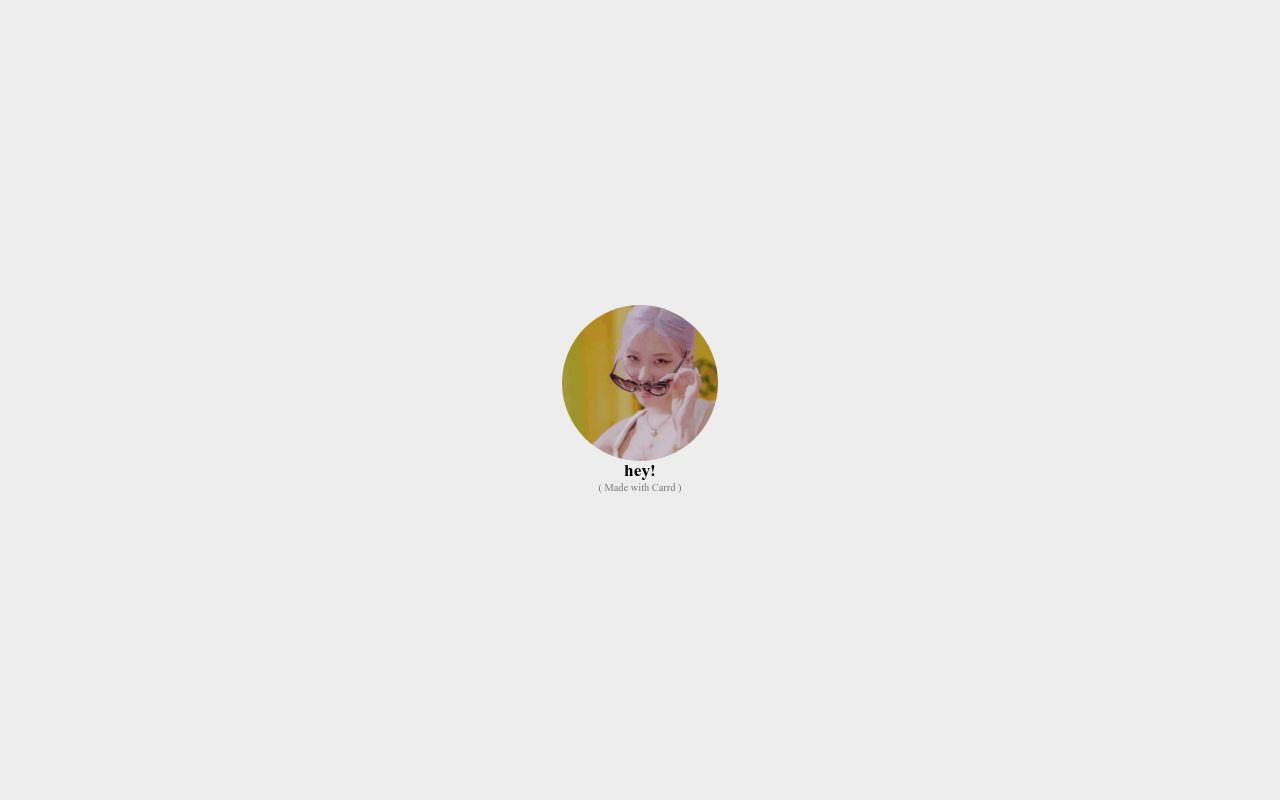 Carrd profile picture for @criminally
